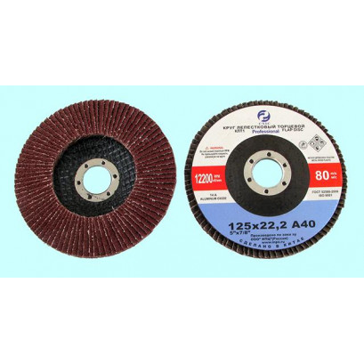Круг КЛТ1 125х22,2 14А А 80 (№20)  PROFI (SA28003P) (упакованы по 10шт.)